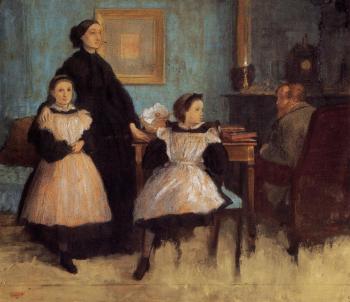 Edgar Degas : The Belleli Family
